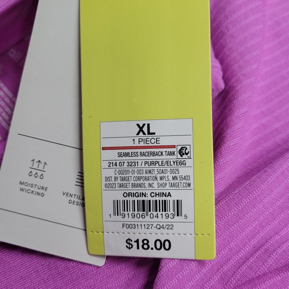 Women's Seamless Racerback Tank Top | All in Motion | X Large - Picture 9 of 11